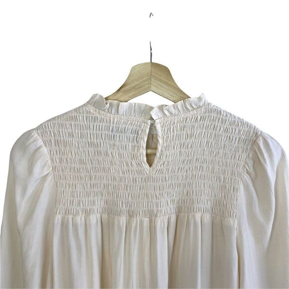 Polagram Smocked Flowy Blouse - Picture 4 of 5